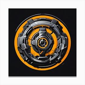 Logo Vector Mechanic Car Repair Automotive Tools Service Garage Wrench Gear Maintenance (1) Canvas Print