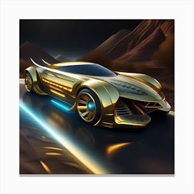 Futuristic Car 6 Canvas Print