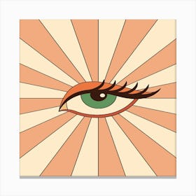 Eye Of God 1 Canvas Print