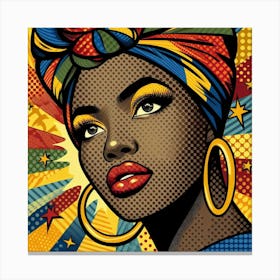 Yewande Pop African Woman Canvas Print