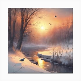 Winter Landscape 2 Canvas Print