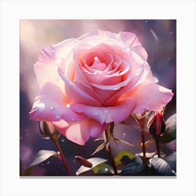 Pink Rose Canvas Print