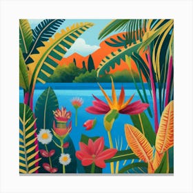 tropical nature Canvas Print