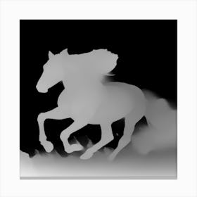 Horse Running Canvas Print