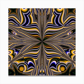 Abstract Art Fractal Unique Pattern Canvas Print