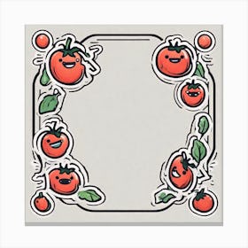 Frame Of Tomatoes 22 Canvas Print
