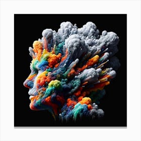 Thinking Canvas Print