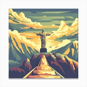 Christ The Redeemer In Rio Canvas Print