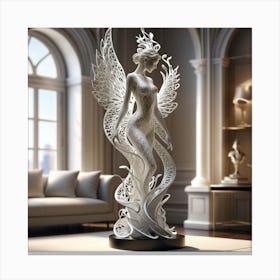 Angel Sculpture 1 Canvas Print
