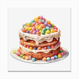 Easter Cake Canvas Print