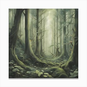 Dark Forest Canvas Print