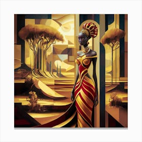 African Woman 1 Canvas Print