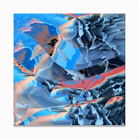 The Edge Of Blue Mystery Canvas Print