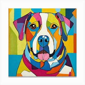 Colorful Dog Canvas Print