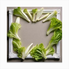 Heart Of Lettuce Canvas Print
