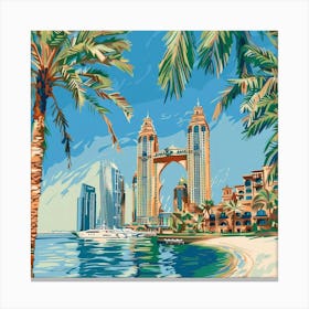 Dubai Skyline 2 Canvas Print