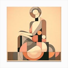 Abstract Woman 2 Canvas Print