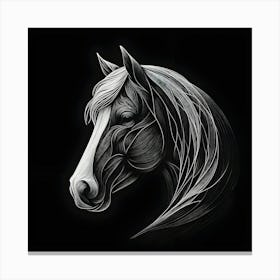 Horse Head 8 Canvas Print