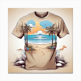 T - Shirt Design 3 Canvas Print