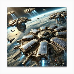 Orbital Weapons Platforms Converted Canvas Print