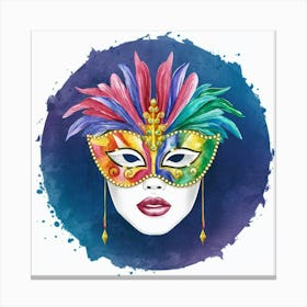 Carnival Mask Canvas Print