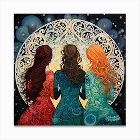 Three Sisters 2 Canvas Print