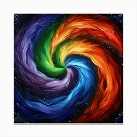 Rainbow Spiral Stampe su tela