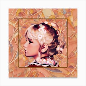 Portrait Of A Girl Canvas Print