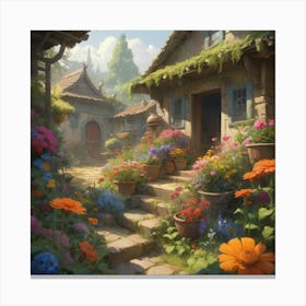 Fairy Garden Canvas Print