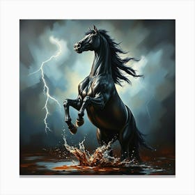 Lightning Horse 43 Canvas Print