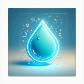 Water Drop 1 Canvas Print