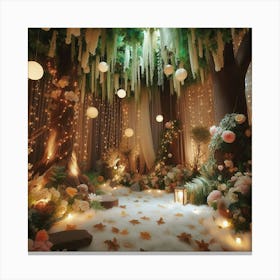 Fairy Forest Wedding Canvas Print