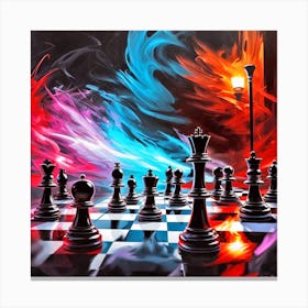 Chess Pieces 1 Canvas Print