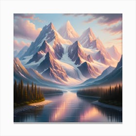 Landscape Painting 1 Canvas Print