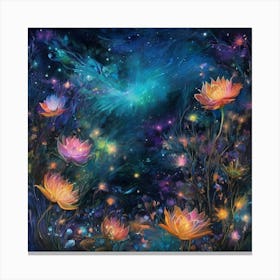 Fantasy flowers 3 Canvas Print