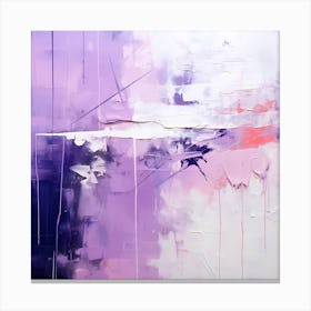 Acrylic Lilac Cascade Canvas Print