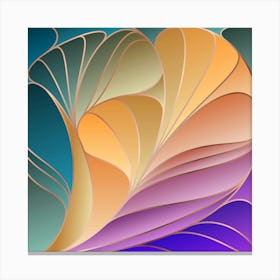 Art Nouveau Pattern 04 Canvas Print