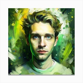 Portrait Of A Young Man Canvas Print