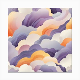 Abstract Clouds 3 Toile