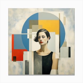 Bauhaus Israeli Woman 02 Canvas Print