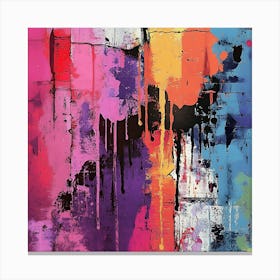 Graffiti Wall Art 1 Canvas Print