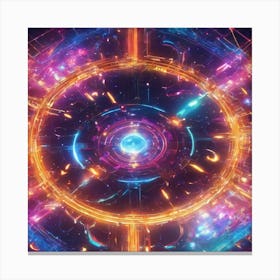 Abstract Interpretation of Quantum Physics Canvas Print