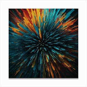 Abstract Burst Canvas Print