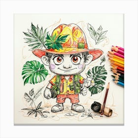 Jungle Explorer Canvas Print