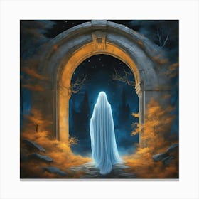 Ghostly Figure Canvas Print