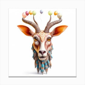 Antelope Head 1 Canvas Print