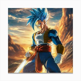 Dragon Ball Z Wallpaper 18 Canvas Print