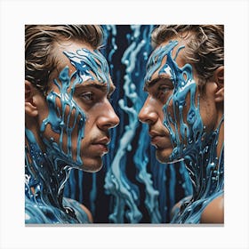 'Blue Water' Canvas Print