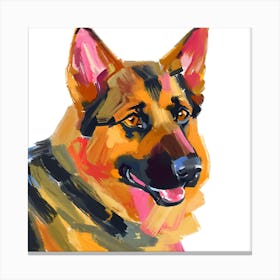 German Shepherd 01 Canvas Print