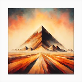 Egyptian Pyramids 2 Canvas Print